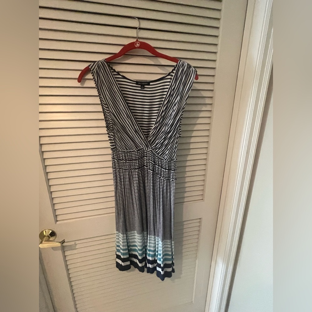 Striped Black and White Dress